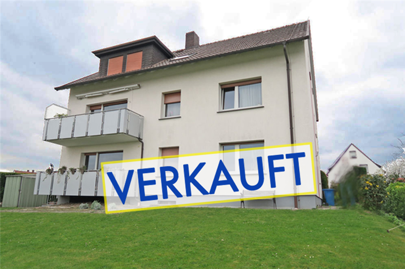 VERKAUFT - Für Kapitalanleger! Sehr gepflegtes 2-3 Fam.-Haus mit 2 Garagen in B.O.-Eidinghausen