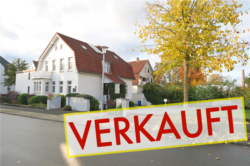 VERKAUFT - Auf vielfältige Weise nutzbar Charmante Stadtvilla mit 2 Wohneinheiten, großem Garten-/Baugrundstück