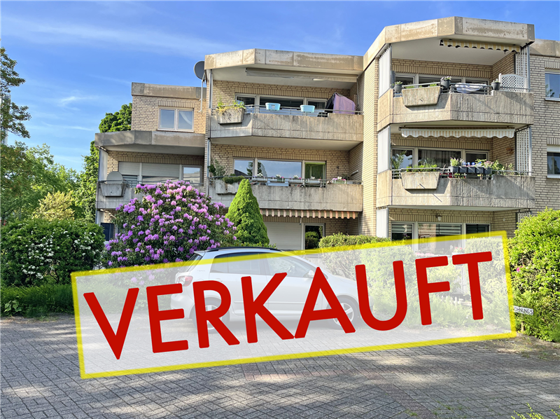 VERKAUFT - Renovierte 3 Zimmer-Wohnung mit großem Balkon, Gäste-WC und Garage in Bad Oeynhausen-Dichterviertel