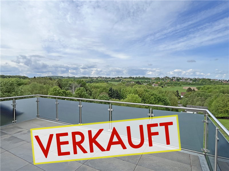 VERKAUFT - Neue DG-Wohnung mit Penthouse-Charakter und grandioser Aussicht